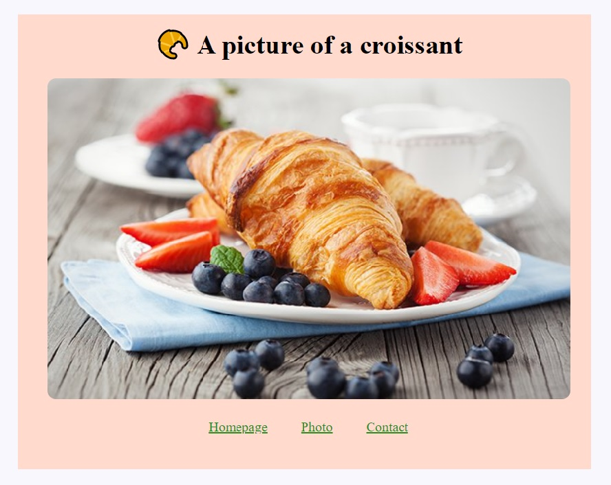 Croissant foto